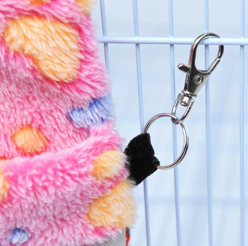 1 шт. 3 размера мультяшный зимний теплый короткий плюшевый гамак для хомяка