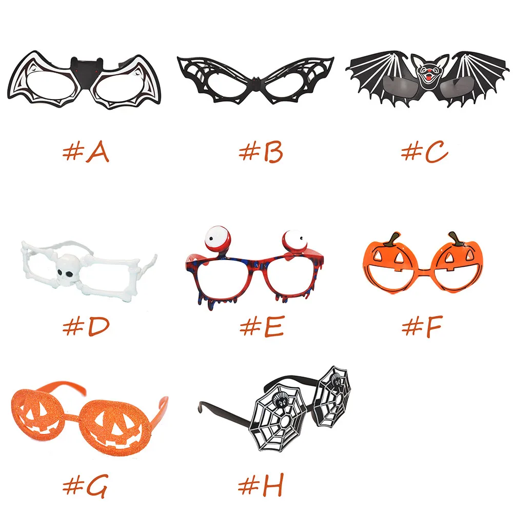Искусственные очки на Хэллоуин костюм для вечерние смешные Тыква череп голова
