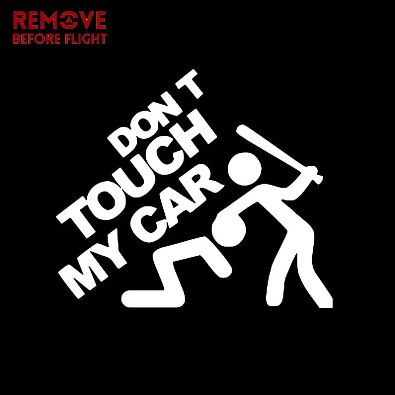 

Don't Touch My Car Safety Warning Car Sticker JDM Slammed Funny Vinyl Decals Motorcycle Car Styling Accessories