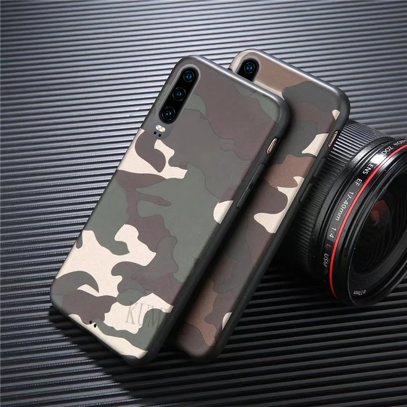 Камуфляжный чехол для huawei P30 P20 mate 20 Lite P Smart Plus Y6 Y7 Y9 Prime Honor 10i 20i 8X Nova 5i 5 Pro мягкий чехол