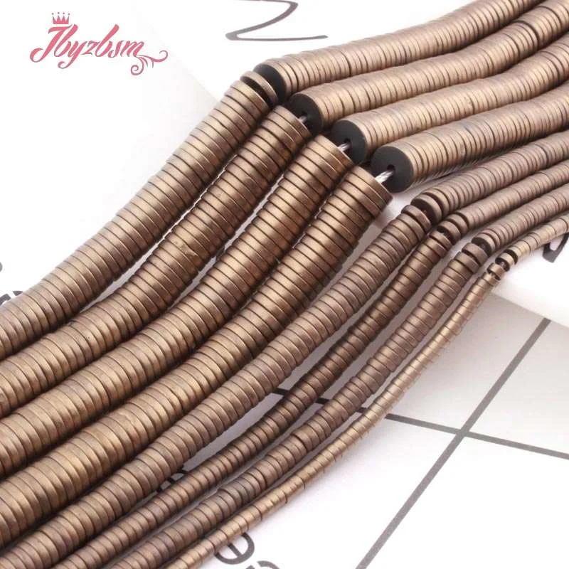 Натуральный гематитовый светильник с золотыми пуговицами Rondelle для