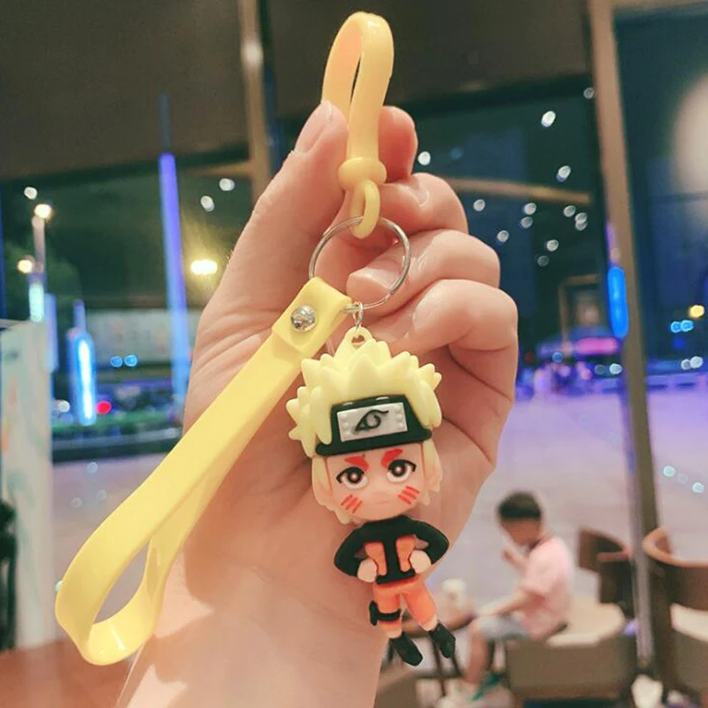 

Anime Trinket MIni Uzumaki Keychain Cartoon Itachi Uchiha Pendant Key Buckles Car Accessories Bag Hanging