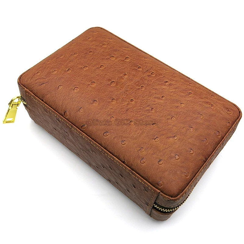 Cohiba кедровое дерево для сигар хьюмидор коричневая кожа чехол табака коробка с