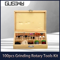 gusiwu 100pcsset grinding polishing accessories set 3mm shank cutting sanding electric rotary tool kit dremel accessories kit