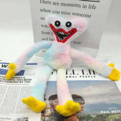 Huggy Wuggy-mu&ntilde;eco de Peluche de amapola para ni&ntilde;os, mu&ntilde;eco de felpa de personajes de juego de terror, juguete de miedo, juguetes suaves para regalo de Navidad-1
