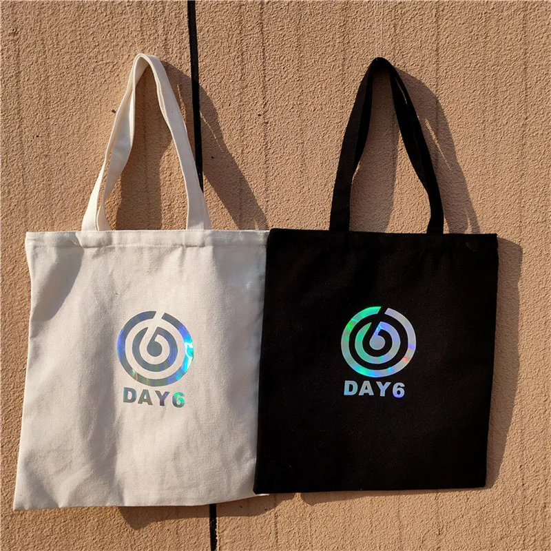 

Холщовая Сумка Kpop DAY6 Sweet chao, сумка для покупок, сумка-тоут, сумка Young K Jae Park Sung-jin Kim Won-pil Yoon Do-woon, сумка, 1 шт.