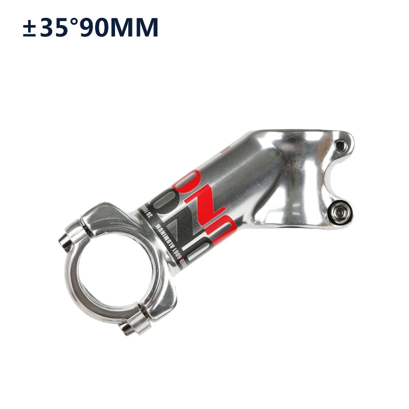 35 Degree 90mm UNO 31,8*28,6 мм сплав дорога горный велосипед ствол руль для велосипеда 7 17 35 градусов полированный серебряный велосипед ствол MTB - Цвет: 35 Degree 90mm