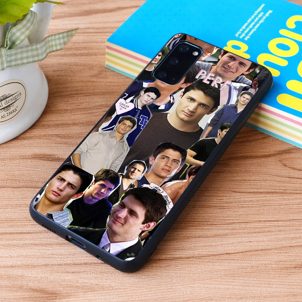 

For Samsung Galaxy nathan scott collage Soft TPU border Samsung Galaxy Case