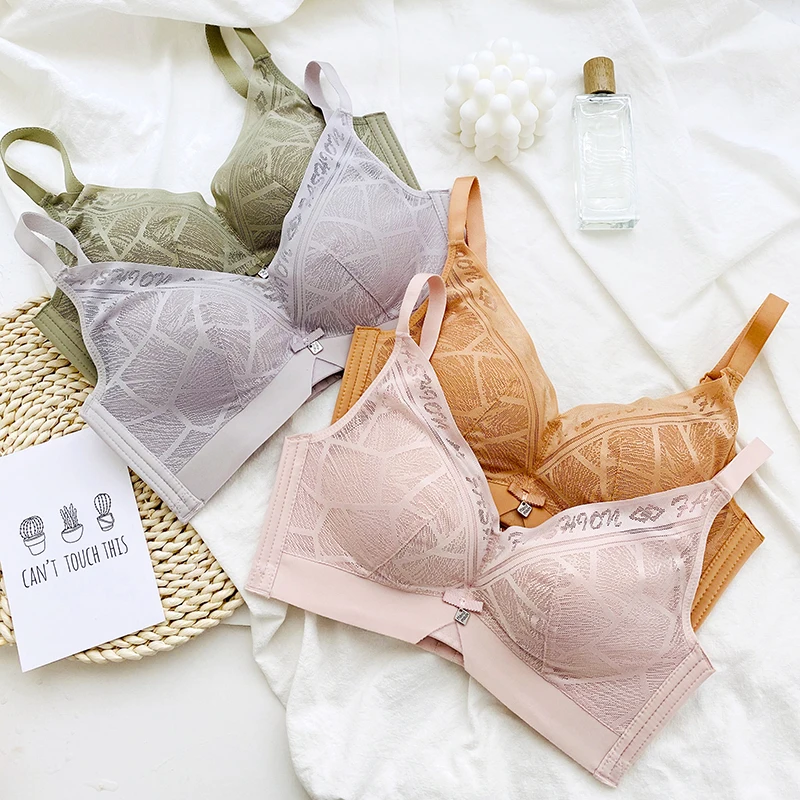 Wriufred кружевные гигроскопичные дышащие бюстгальтеры в комплекте женское нижнее