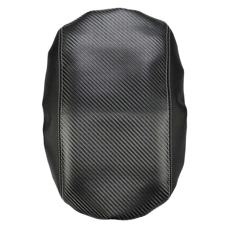 

Carbon Fiber Car Armrest Storage Box Cover Protector for Ford Explorer 2019-2021 Accessories