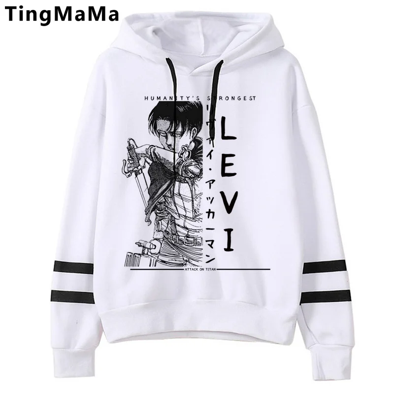 

Толстовка мужская оверсайз с принтом «атака на Титанов», 2021