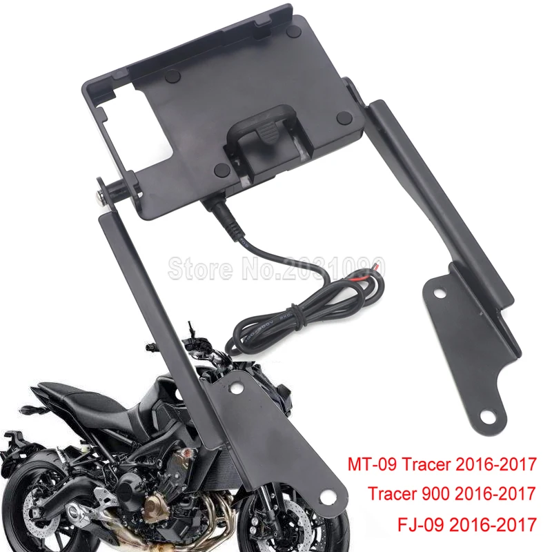 Передняя подставка для мотоцикла держатель смартфона YAMAHA Tracer 900 FJ-09 2016-2017 Задняя