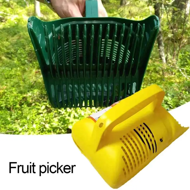 

Plastic Berry Picker Orchard Fruit Picker Garden Tool Blueberry Picking Tool Fruit Basket With Ergonomic Soft Handle
