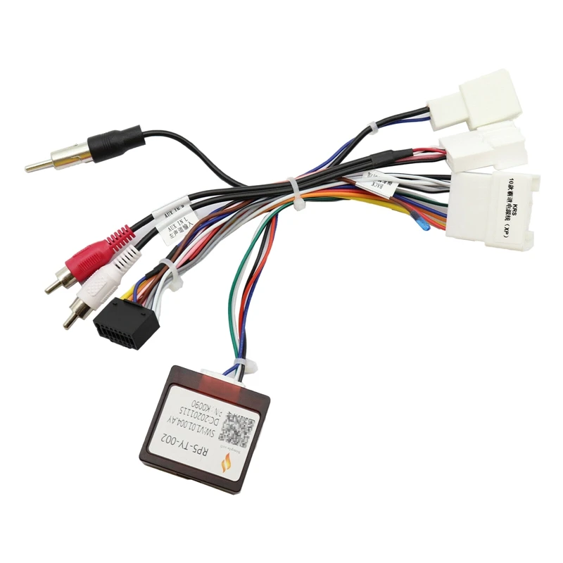 

Wire Harness Car Stereo Radio Power Harness Wire Adapter Support JBL AMP for Toyota 16 Pin