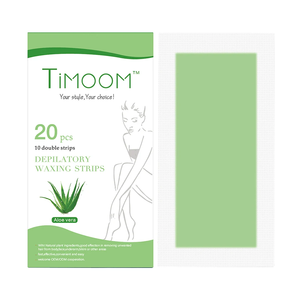 20 шт. восковые полоски для удаления волос |