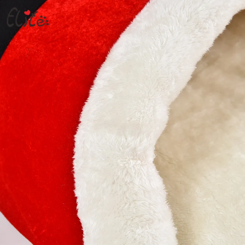 

Christmas pet dog bed, dog beds for Small and medium dogs,Creative funny Winter Warm Santa Hat Dog House dog supplies