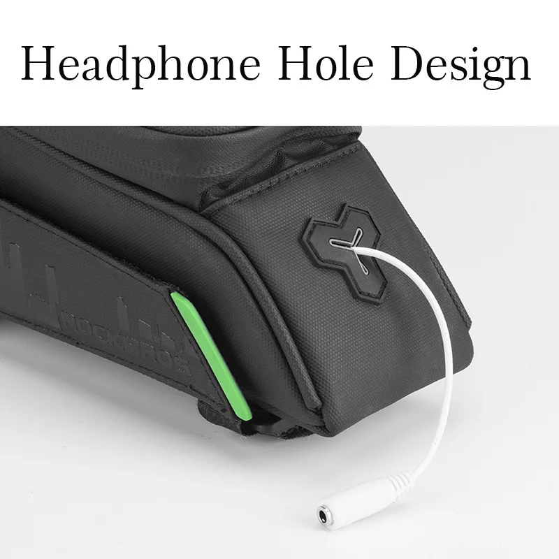 rockbros bike bag front phone bicycle bag for bicycle tube waterproof touch screen saddle package for 5 8 6 bike accessories free global shipping