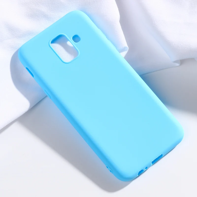 Чехол для телефона Samsung Galaxy A6 2018 задняя крышка SM A600 A600F силиконовые чехлы