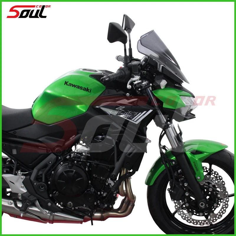 

Motorcycle Sports Windshield Visor WindScreen Viser Fits For KAWASAKI Z650 2020 2021 Double Bubble
