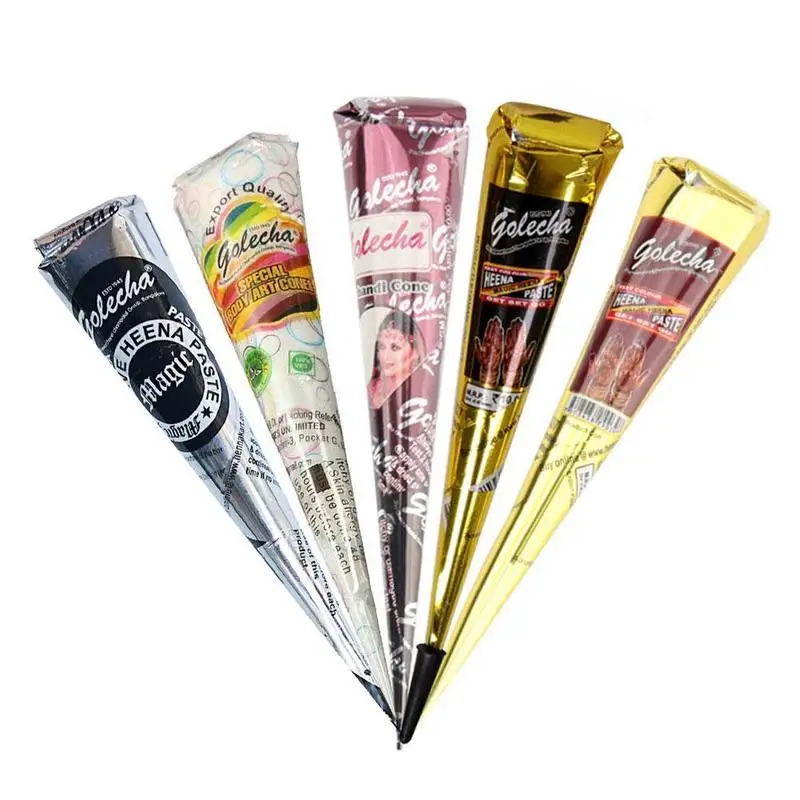 Индийская Татуировка хна паста временная краска для татуажа тела искусство