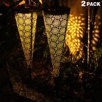 2pcs led solar lawn light outdoor waterproof hollow solar buried lamp garden villa decoration street lighting solar lamp