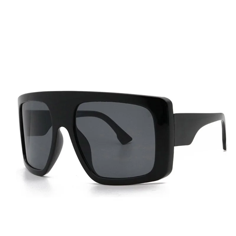 

Celebrity Large Shield Square Sunglasses Women Brand Oversized Sun Glasses Men Vintage Beige Shades Lady Windshield Oculos UV400