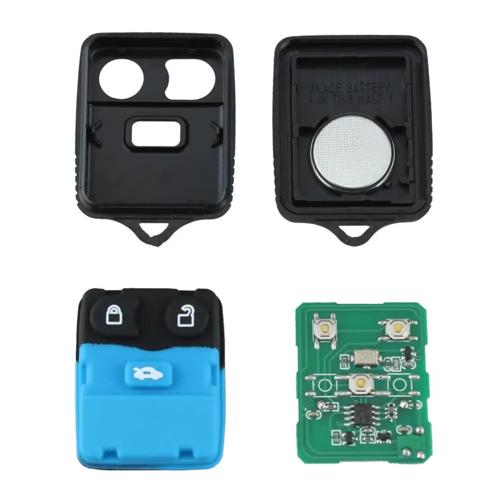 433 Гц 3 кнопки бесключевого доступа пульт дистанционного управления брелок