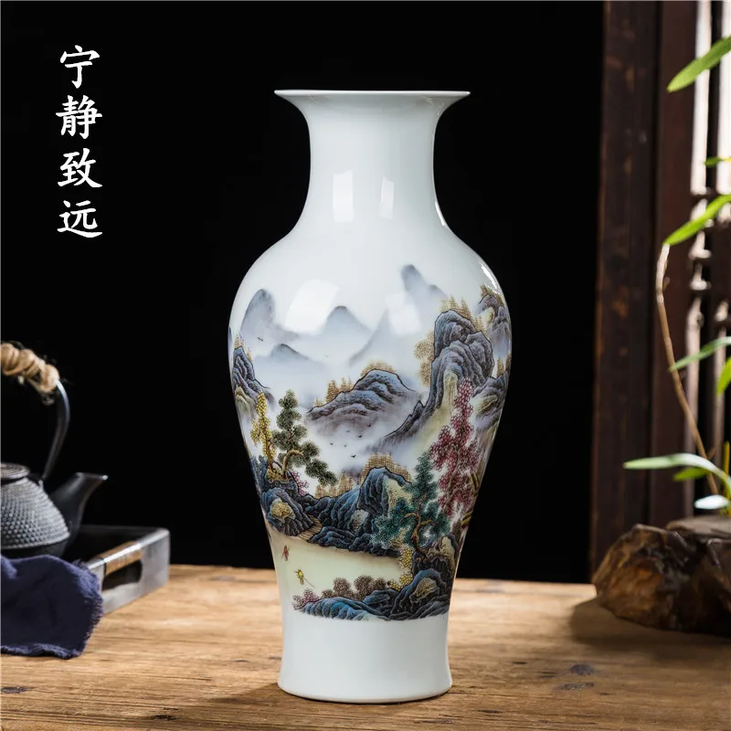 Керамическая ваза Jingdezhen современные китайские украшения для гостиной домашние