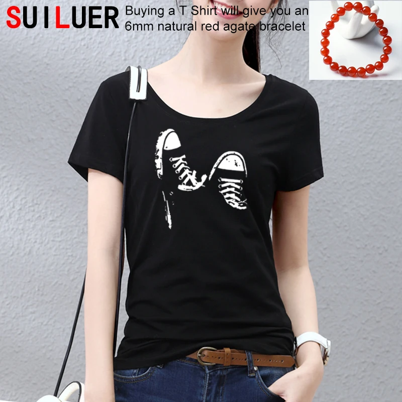 

cotton casual short sleeve skate shoes Women T shirt cool summer cool Famale t shirt Girls t-shirt Ladys tee shirts SL-299-05