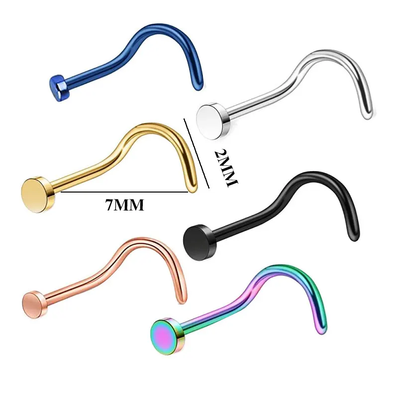 

NEW Shaped Stainless Nose Rings Style Clip No Need To Wear Holes Fake Nose Ring Nail Female Piercing Fashion Body Jewelry