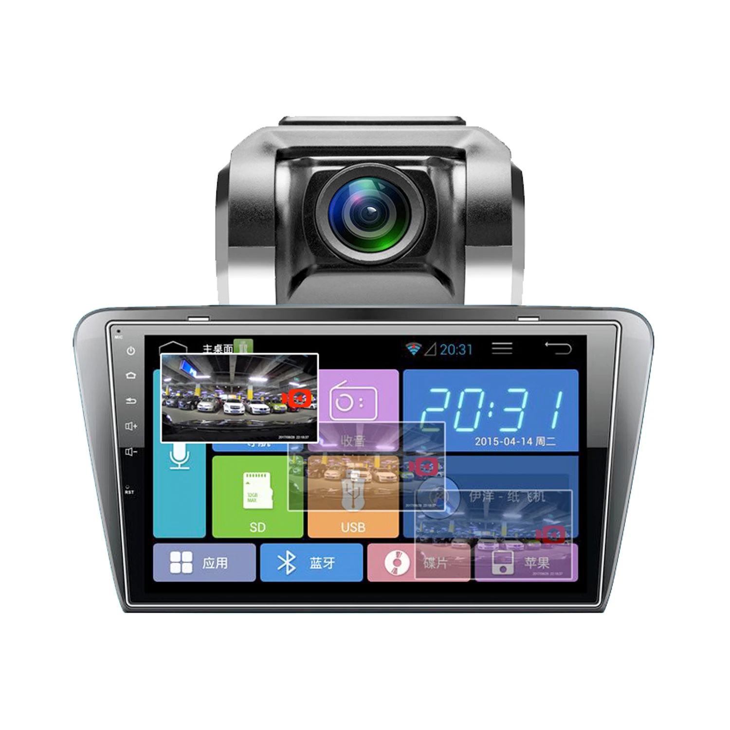 1080P FHD Автомобильный видеорегистратор камера для Android USB цифровой видеокамера с