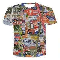 2021 new fashion pattern mens t shirt 3d printed popular t shirt short sleeve personalized boys wardrobe