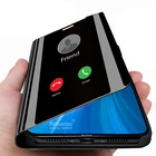 Зеркальный чехол для смартфона redmi note 8 pro, чехол с откидной крышкой и подставкой для xiaomi redmi note 8 t 8a note8 t note8t, чехлы, оболочка