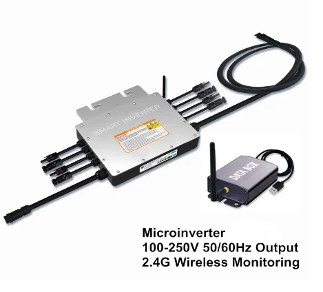 Микроинвертор 1000 Вт на сетке вход Inversor 18-50VDC водонепроницаемый IP65 Солнечный микро