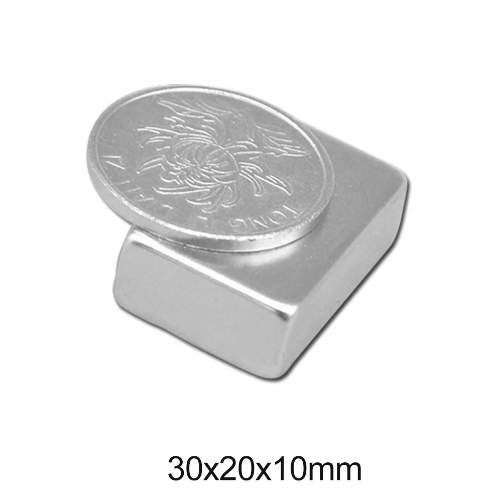 

1/2/5/10pcs 30x20x10 Strong Quadrate Neodymium Magnet 30*20*10 Powerful NdFeB Magnet 30x20x10mm Block Rare Earth Magnets