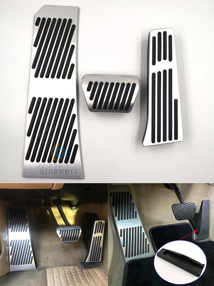 

Gas Fuel Brake Footrest Pedal Plate Pad Fit For BMW 5/6/7 Series X3 X4 F25 F26 Z4 E85 F07 F08 F10 F11 F18 F06 F12 F13 F01 F02 F0
