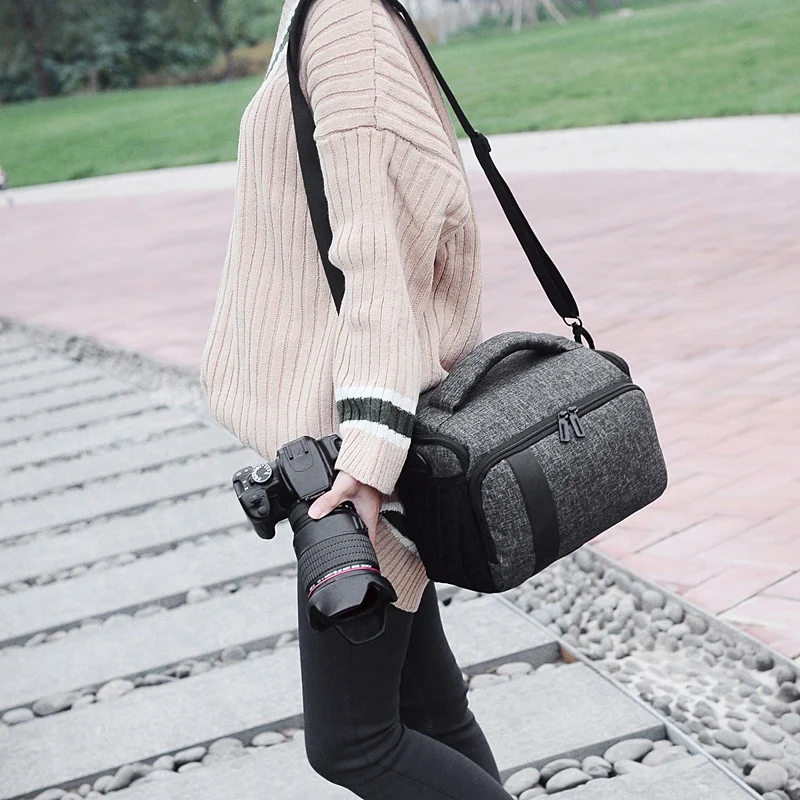 Dslr Водонепроницаемый фото Камера сумка чехол для цифровой однообъективной