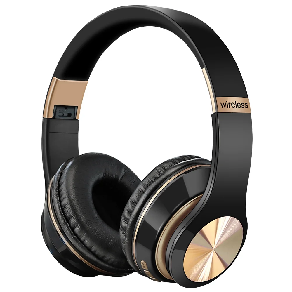 

Auriculares Diadema 3D Stereo Earphones Bluetooth Support TF Card For Gaming Video Headphones With Good Sound Quality Speaker