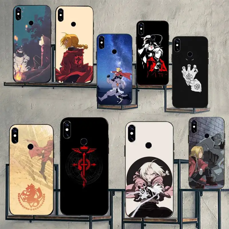 

Anime Fullmetal Alchemist Phone Cases For Xiaomi Mi Redmi Note 7 8 9 pro 8T 9T 9S 9A 10 Lite pro