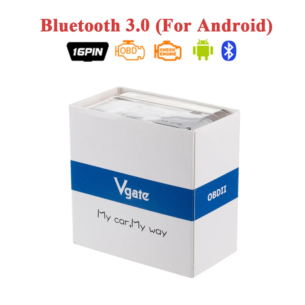 Bluetooth 3.0 Vgate iCar Pro ELM 327 OBD2 сканер Bluetooth 4,0 wifi для Android/IOS OBD Автомобильный диагностический инструмент V2.1 iCar Pro считыватель кодов - Цвет: Bluetooth 3.0