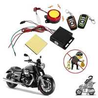 universal motorcycle alarm system scooter anti theft security alarm system two way with engine start remote control key fob