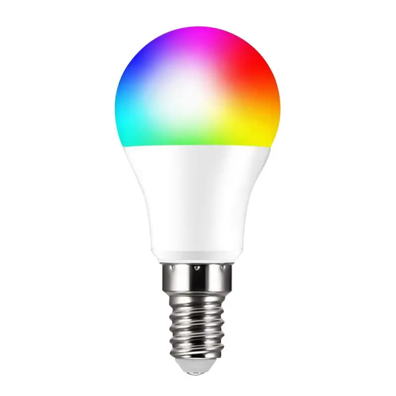 

E14 WiFi Smart LED Light Bulb 10W WiFi RGB Warm Color App Mobile Control works with Alexa Echo Google Home