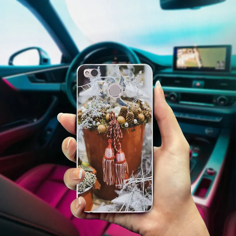 Lovely Christmas New Year Design Soft TPU Phone Cases for Xiaomi Redmi 3 3S 4 4A 4X 5 5A 6A 7 7A K20 Y3 GO Pro Plus Prime | Мобильные