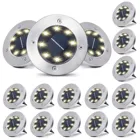 Светильник садовый на солнечной батарее, 8 светодиосветодиодный