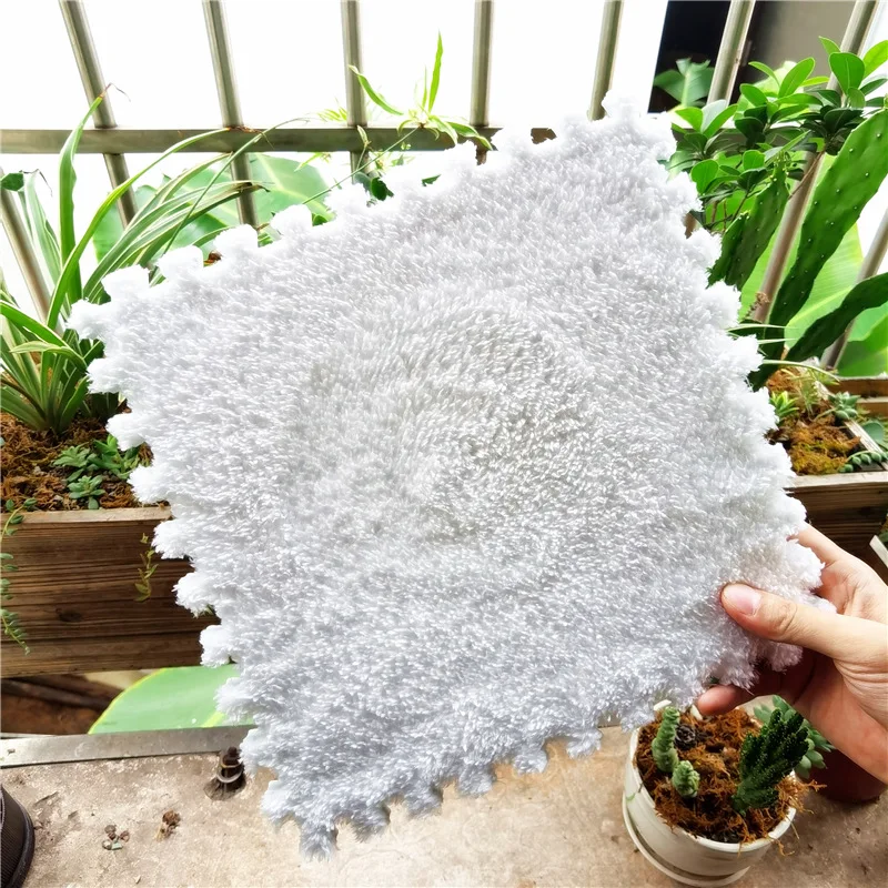 Ворсистые ковры с пазлами для самостоятельной сборки 30 х30 см мягкий напольный