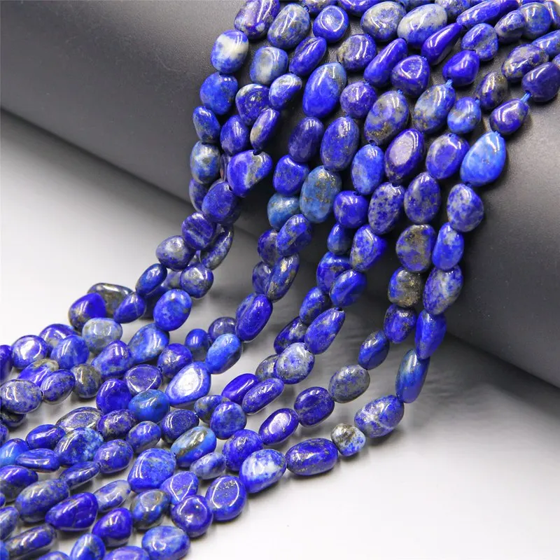 lapis lazuli 31 тип необычный самородный Камень Бисер природный флюорит полированные крошечные плоские фиолетовые овальные кварцевые бусины для создания ювелирных изделий Декор - Цвет: lapis lazuli