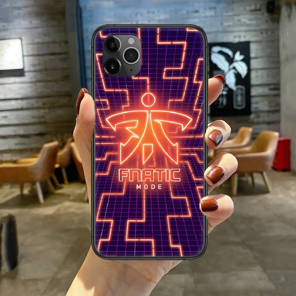 

Fnatic Logo Phone Case Cover For Iphone 5 5S 6 6S PLUS 7 8 11 12 Mini X XR XS PRO SE 2020 MAX black Coque Luxury Prime Tpu