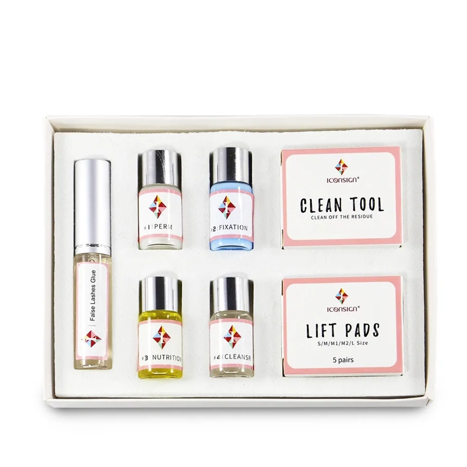 1 set NEWCOME Eye Lash Лифт-комплекты для завивки ресниц Набор для завивки ресниц Клей для ресниц Профессиональные ресницы инструменты для макияжа - Цвет: 1 set