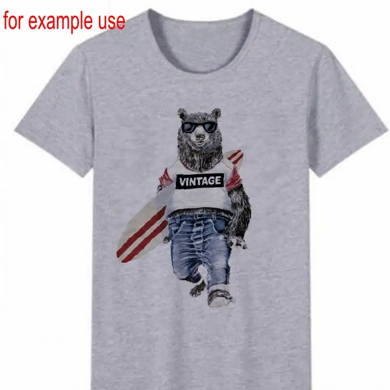 17x24.5cm Fashion Bad Cat Animal Iron On Patches For DIY Heat Transfer Clothes T-Shirt Thermal Stickers Decoration Printing - купить по