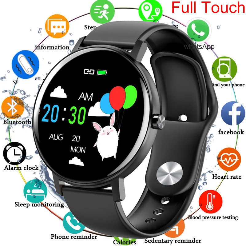 2020 Смарт часы с полным касанием мужские спортивные женские Ip67 Водонепроницаемый